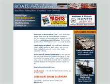 Tablet Screenshot of boatsafloat.com
